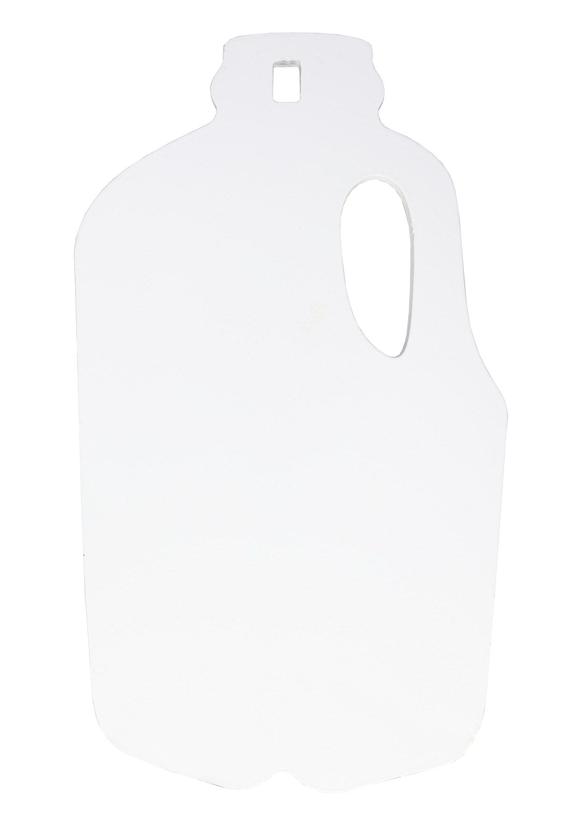 Birchwood Casey AR500 3/8" Silhouette, 1-HOLE, Milk Jug #47712