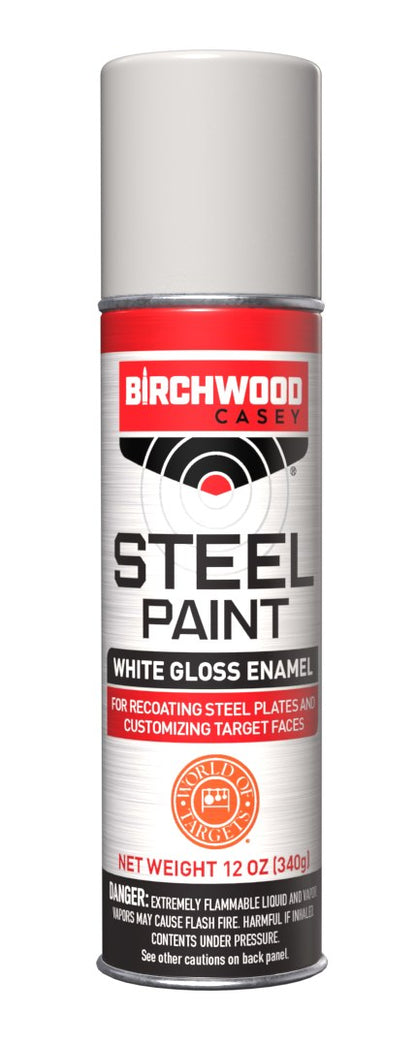 Birchwood Casey Steel Target Paint, White #PAINT-WHT