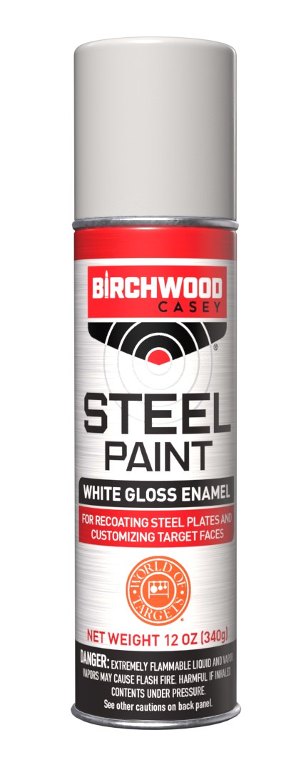Birchwood Casey Steel Target Paint, White #PAINT-WHT