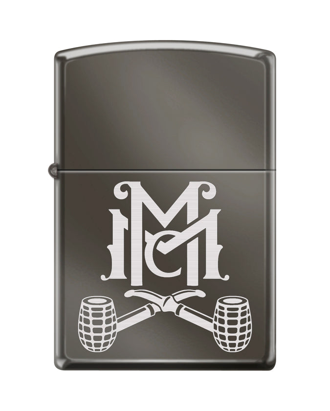 Zippo Missouri Meerschaum Co Custom Black Ice Lighter