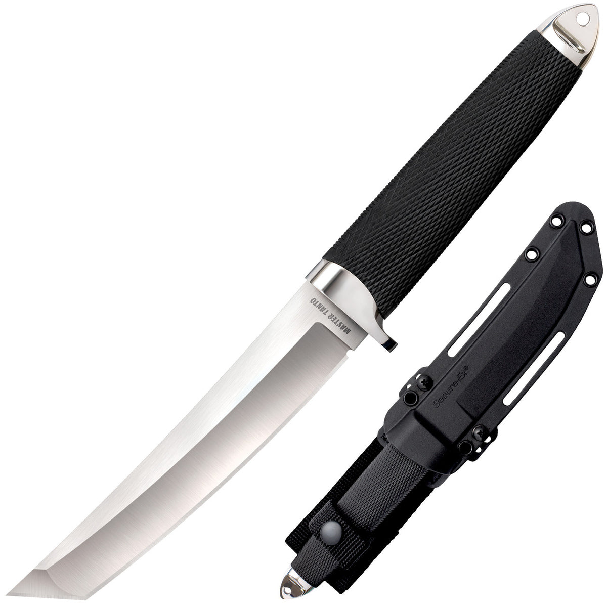 Cold Steel Master Tanto 3V, 11.5" Overall, 6" Blade, 3/16" Thick, 5.5" Kray-Ex Handle, Sheath #13PBN
