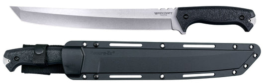 Cold Steel Warcraft Tanto XL, 17" Overall, 12" Blade, 5MM Thick, 4034SS, 5" Grn Handle, Sheath #13SSC