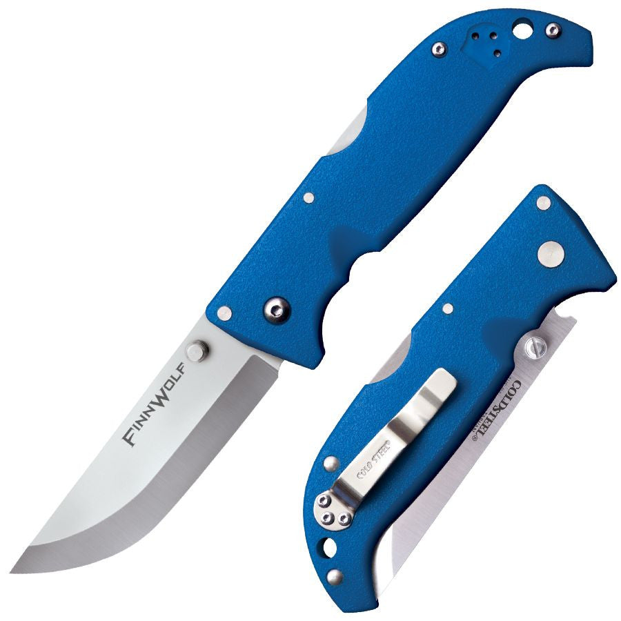 Cold Steel Finn Wolf Blue, 7-7/8" Overall, 3.5" Blade, 3MM Thick, AUS8A Steel #20NPG