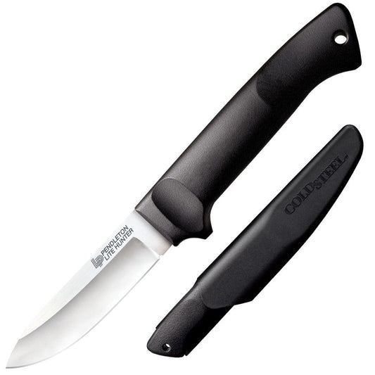 Cold Steel Pendleton Lite Hunter, 8.5" Overall, 3-5/8" Blade, 3MM Thick, 4116SS, 4-7/8" High Impact Poly Handle, Secure-Ex Sheath #20SPH