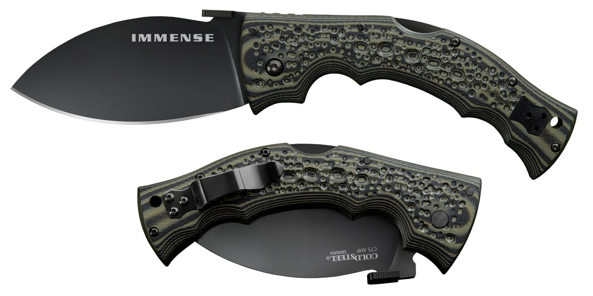 Cold Steel Immense, 10" Overall, 4" Leaf Blade, Xhp Steel, G10 Handle, 6.75 oz #28DWB