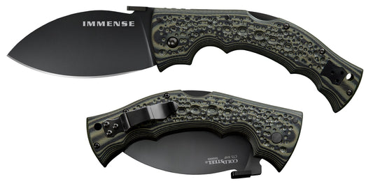 Cold Steel Immense, 10" Overall, 4" Leaf Blade, Xhp Steel, G10 Handle, 6.75 oz #28DWB