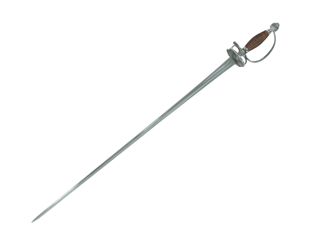 Cold Steel Small Sword, 38.25" Overall, 31.25" Blade, 7/16" Thick, 1060 Carbon Steel, 7" Handle, Scabbard, 24.6 oz #88SMS