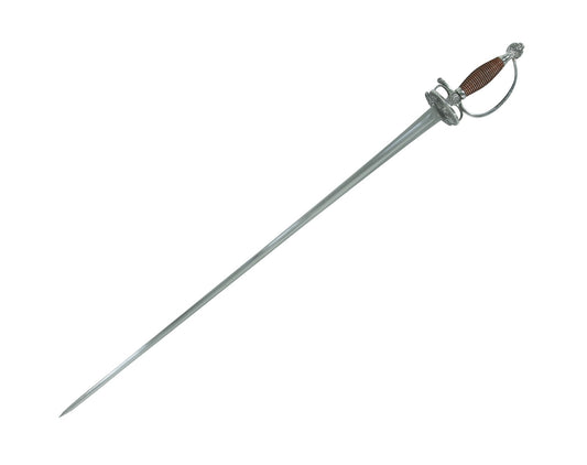 Cold Steel Small Sword, 38.25" Overall, 31.25" Blade, 7/16" Thick, 1060 Carbon Steel, 7" Handle, Scabbard, 24.6 oz #88SMS