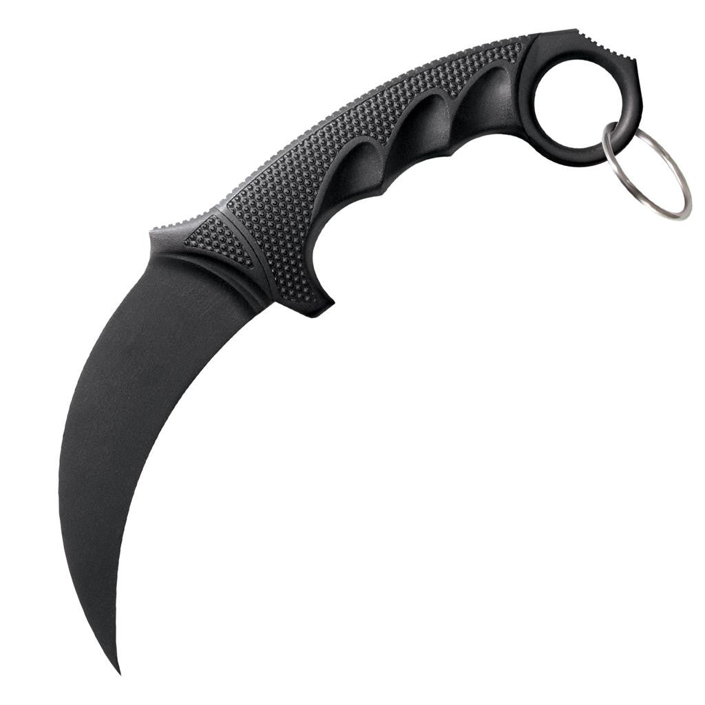 Cold Steel FGX Karambit, 8.5" Overall, 4" Blade, 7.5MM Thick, Griv-Ex with Kray-Ex Grip #92FK