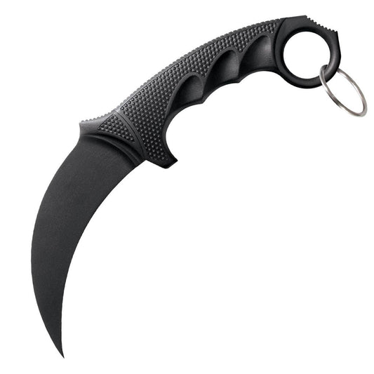 Cold Steel FGX Karambit, 8.5" Overall, 4" Blade, 7.5MM Thick, Griv-Ex with Kray-Ex Grip #92FK