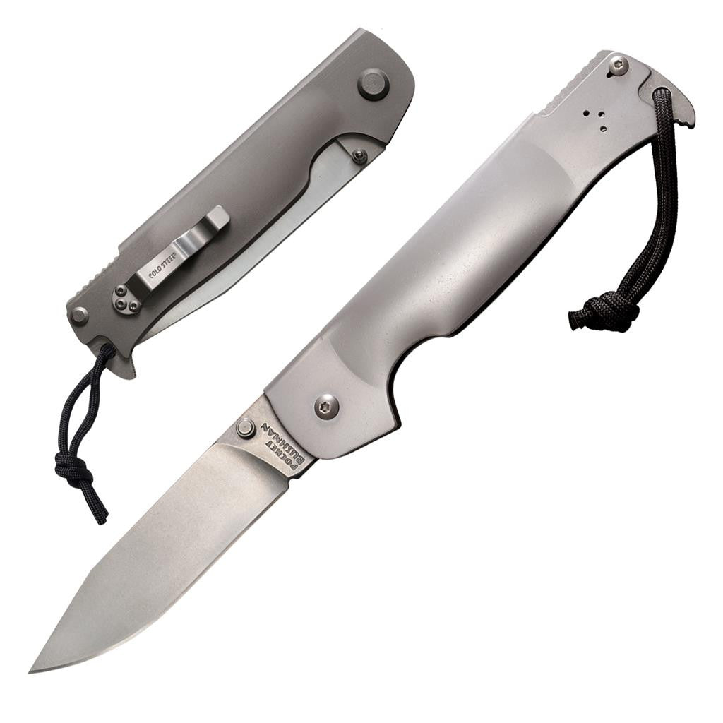 Cold Steel Pocket Bushman, 10.25" Overall, 4.5" Blade, 3.5MM Thick, 4116 Stainless Steel #95FB