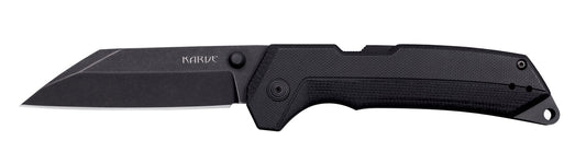 Cold Steel Karve, 3.75" Wharncliffe Blade, 3.8MM Thick, AUS10A, Black G-10 Handle #FL-38VK