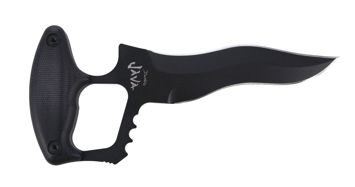 Cold Steel Java Dagger, 8.75" Overall, 6" Kriss Blade, SK-5 Steel, Micarta Handle #FX-55KPD