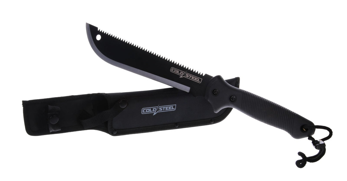 Cold Steel Axis Machete, 18" Overall, 11" Blade, High Carbon Steel, Nylon Sheath #MA-AXIS