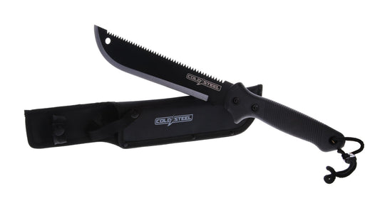 Cold Steel Axis Machete, 18" Overall, 11" Blade, High Carbon Steel, Nylon Sheath #MA-AXIS