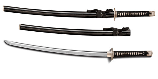 Cold Steel Flower Katana, 40.5" Overall, 29.75" Blade, 8MM Thick, 1060 Carbon Steel, 10.75" Handle #SW-FLWRKTNA