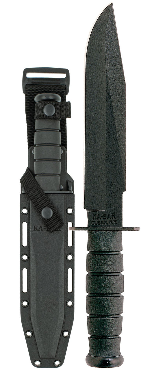 Ka-Bar Fighter - Black Hard Plastic Sheath, Str Edge #1269