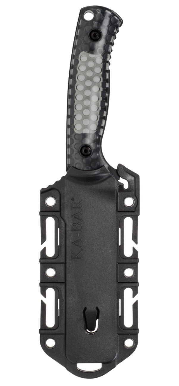 Ka-Bar George Cool Name Drop Point - Black CelconÂ® Sheath, Str Edge #7700