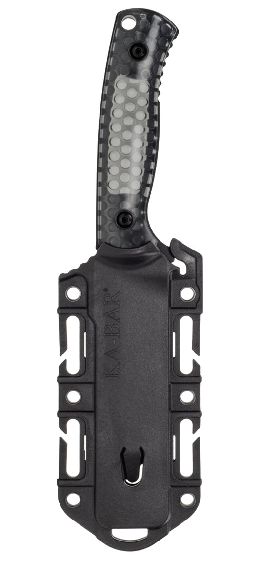 Ka-Bar George Cool Name Drop Point - Black CelconÂ® Sheath, Str Edge #7700