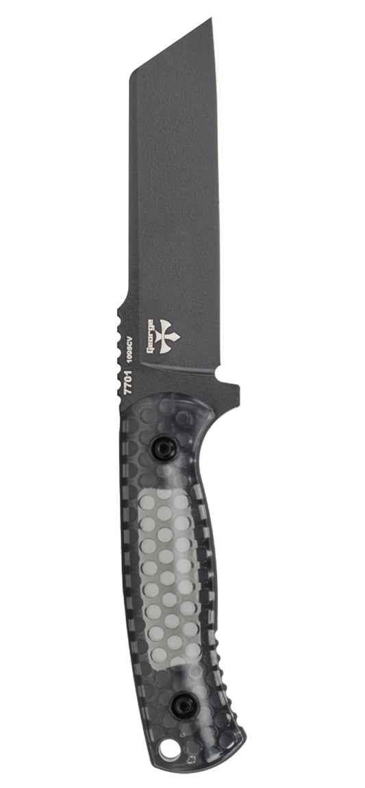 Ka-Bar George Cool Name Sheepsfoot - Black CelconÂ® Sheath, Str Edge #7701