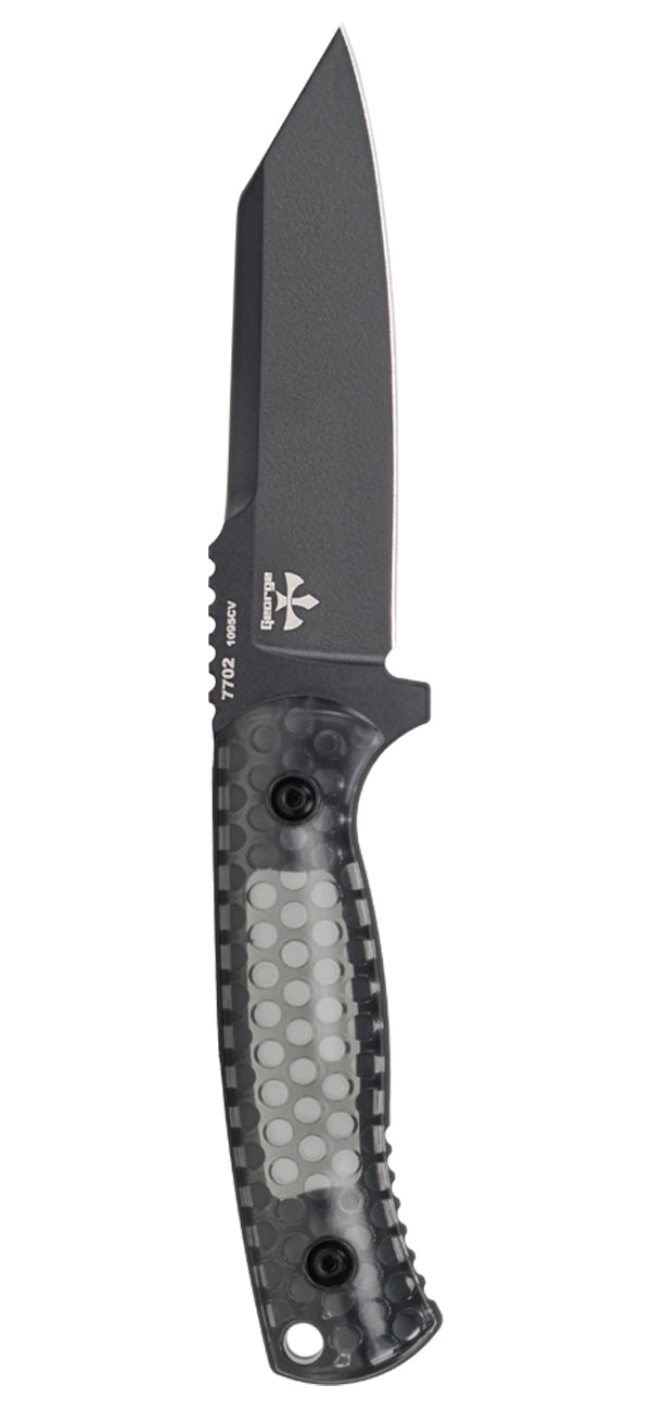 Ka-Bar George Cool Name Reverse Tanto - Black CelconÂ® Sheath, Str Edge #7702