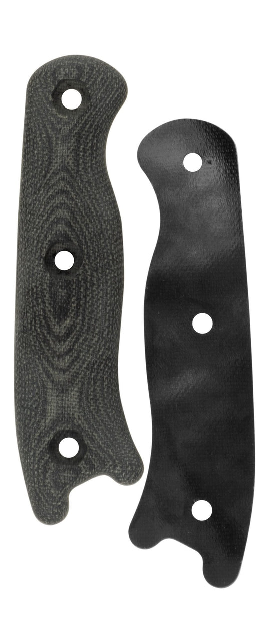 Ka-Bar Becker Black MicartaÂ® Handle Set for Short Beckers #BK16BLKHNDL
