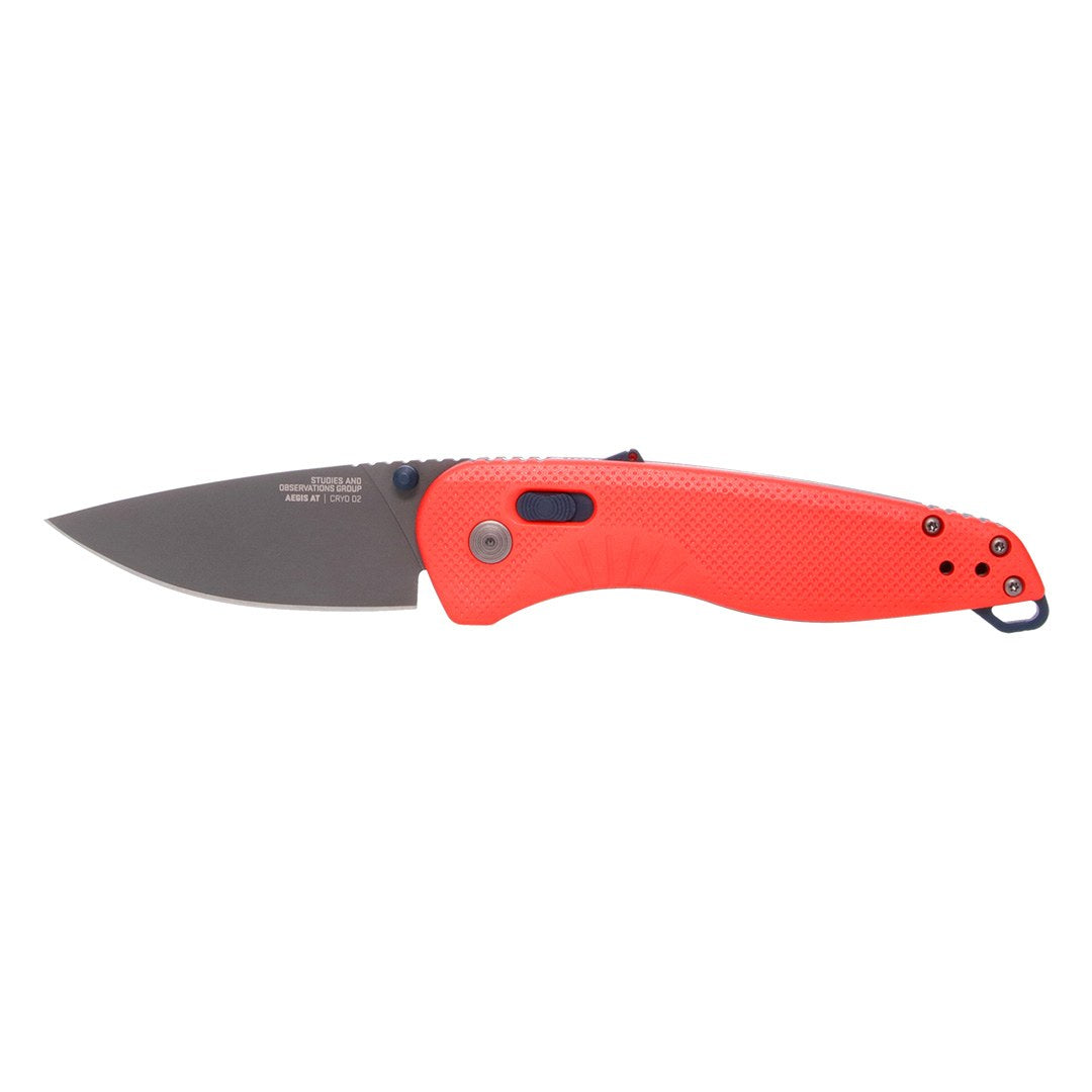 SOG Aegis AT, Drop Point, Rescue Red + Indigo, Peg Box #11-41-10-41