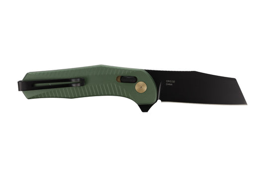 SOG Diverge XR, Sheepsfoot Blade, Blister Pack, Forest Green + Black #12-02-03-43