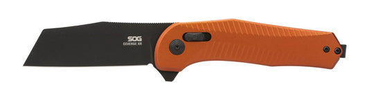SOG Diverge XR, Sheepsfoot Blade, Blister Pack, Burnt Orange + Black #12-02-07-43