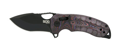 SOG Kiku XR, 3" Blade, Xhp, Fat Carbon Handle, Box #12-27-11-57