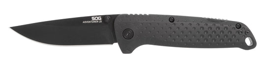 SOG Adventurer LB, 3.5" Blade, 5CR15MOV, Blackout, Blister Pack #13-11-01-43