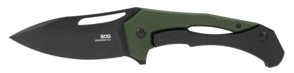 SOG Bulwark Fl, OD Green + Satin, Presentation Box #14-24-02-57