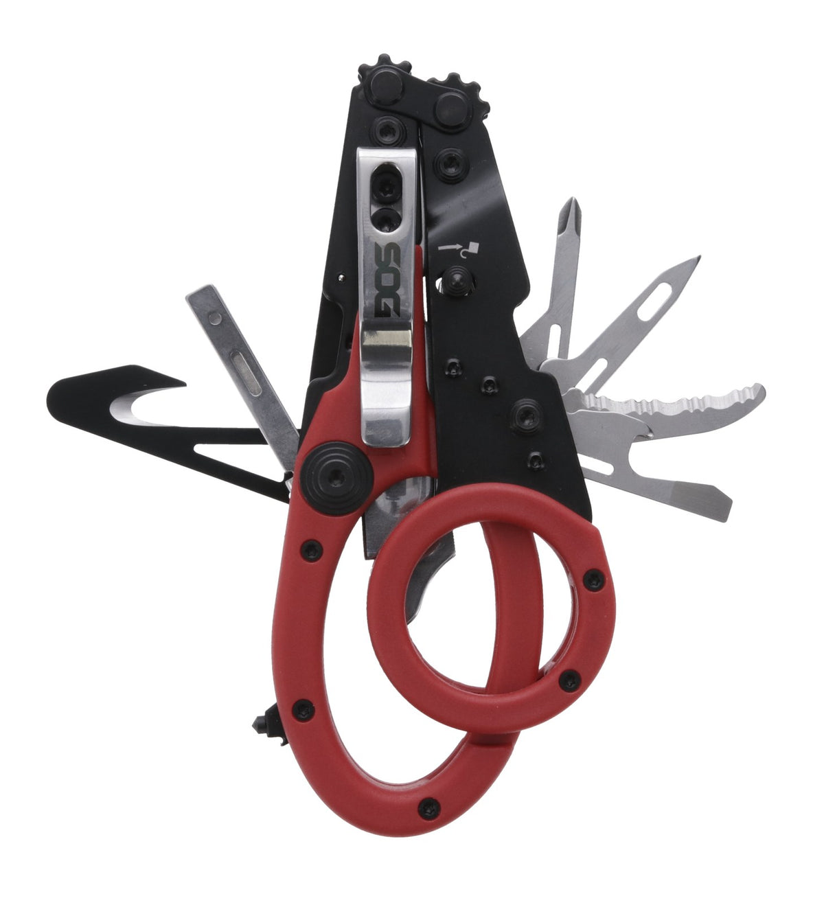 SOG Parashears, Red, Blister Pack #23-125-02-43