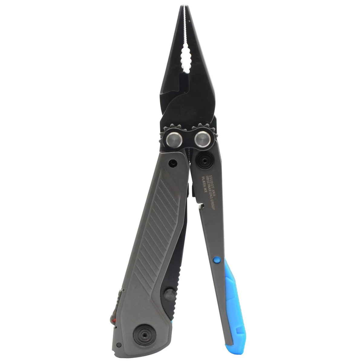 SOG Flash MT, Urban Gray + Cyan, Peg Box #29-55-02-41