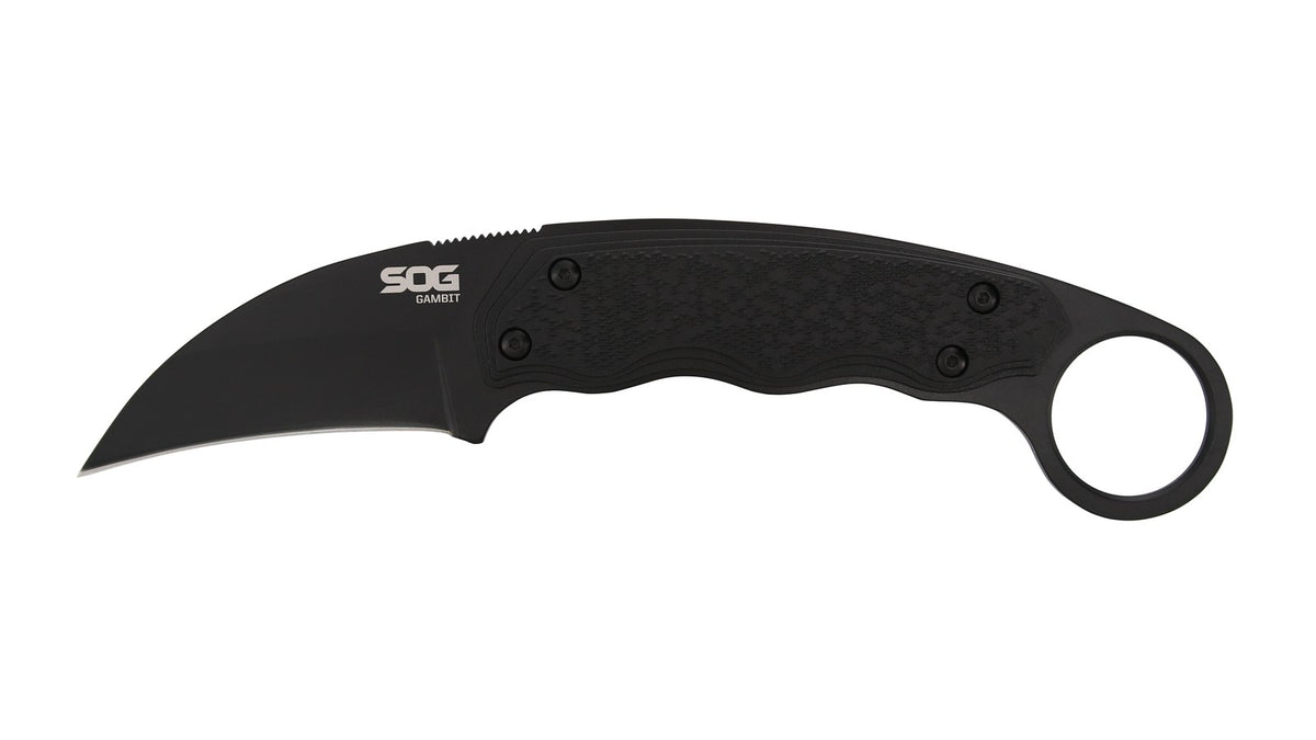 SOG Gambit, 2.58" Sheepsfoot Blade, Blister Pack #GB1002-CP