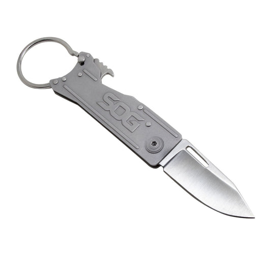 SOG Keytron, Satin, Straight, Clam Pack #KT1001-CP