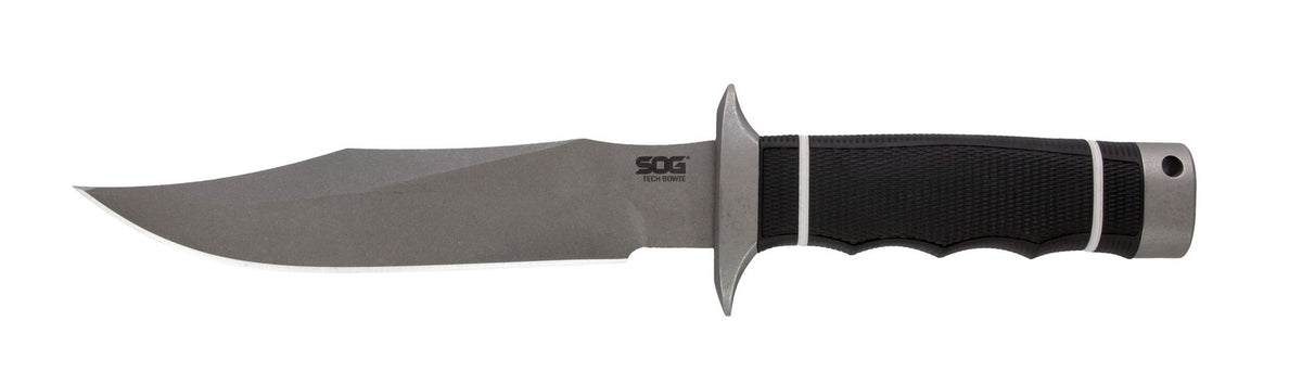 SOG Tech Bowie Stonewash, 6.4" Blade, Box #S11B-BX