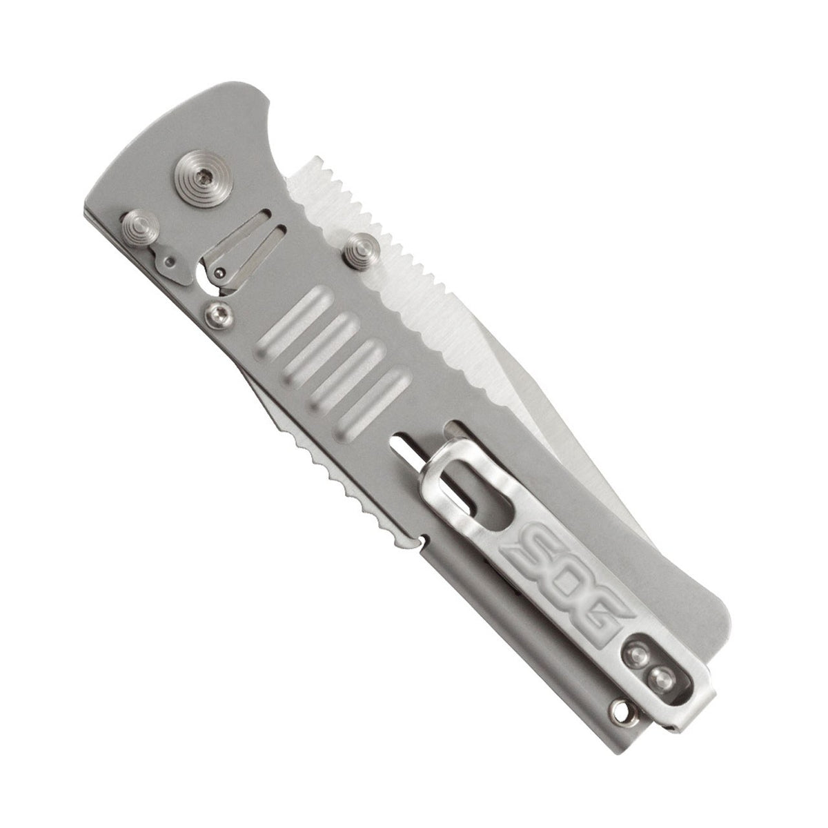 SOG Slimjim, Satin, Clam Pack #SJ31-CP