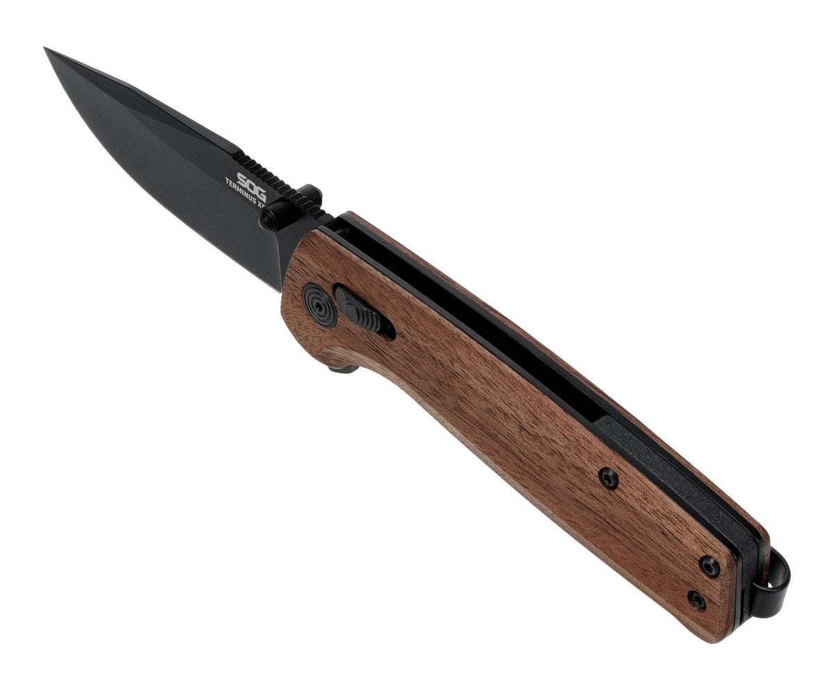 SOG Terminus XR - Walnut + BLK - D2 #TM1047-BX