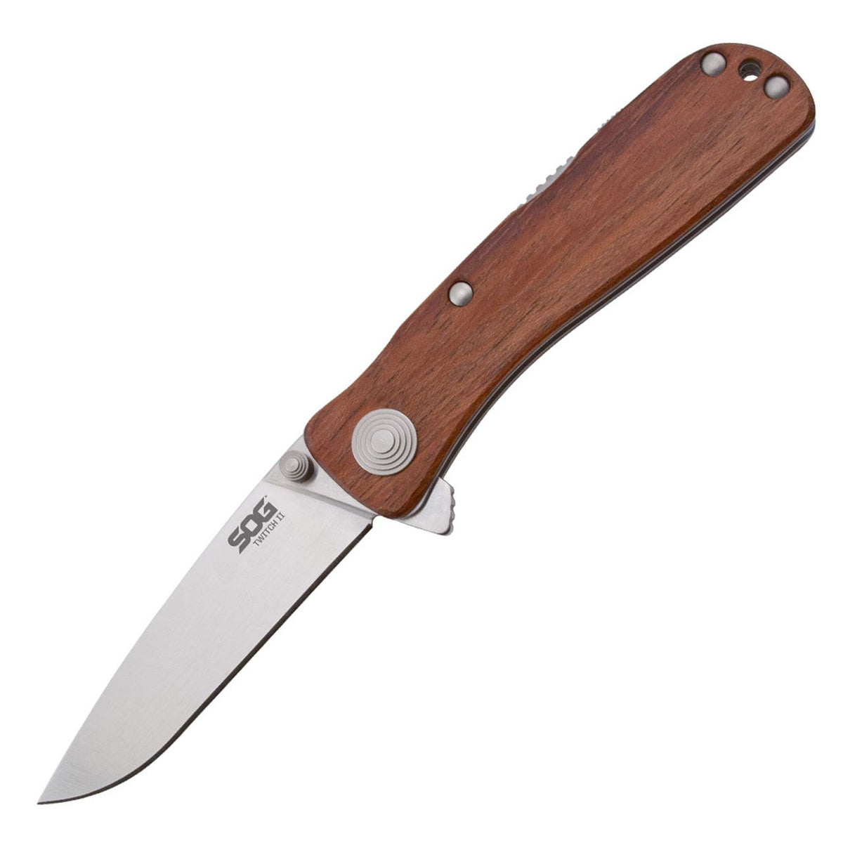 SOG Twitch II, Clam Pack, Wood Handle #TWI17-CP