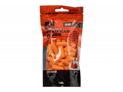 Walker's Foam Ear Plugs - 25 Pair Bag #FP25-BAG