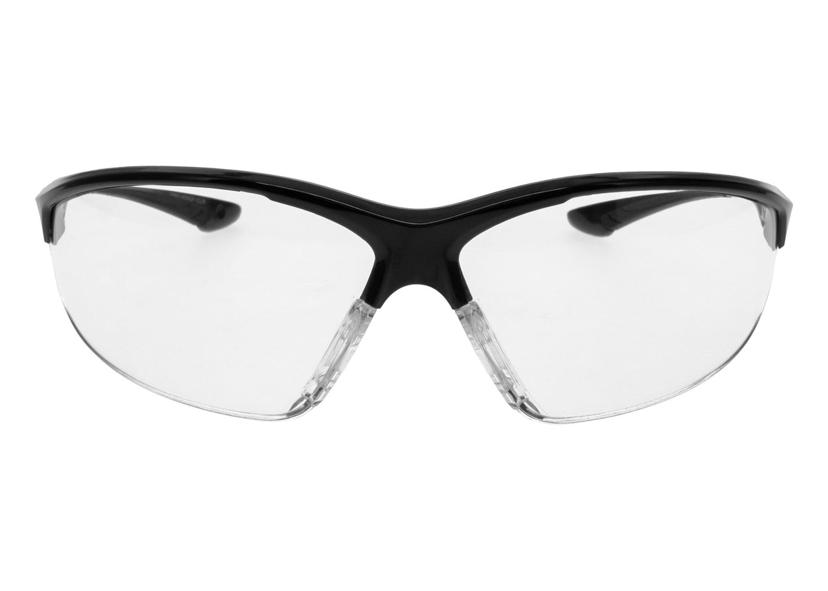 Walker's Tanker Open Full Frame Shooting Glasses with Case - Clear #IKNOF1-CLR