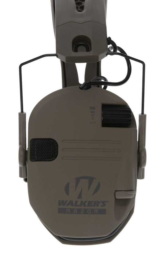 Walker's Razor Tacti-Grip Muff, FDE & FDE Headband #RSEMRH-MFDE