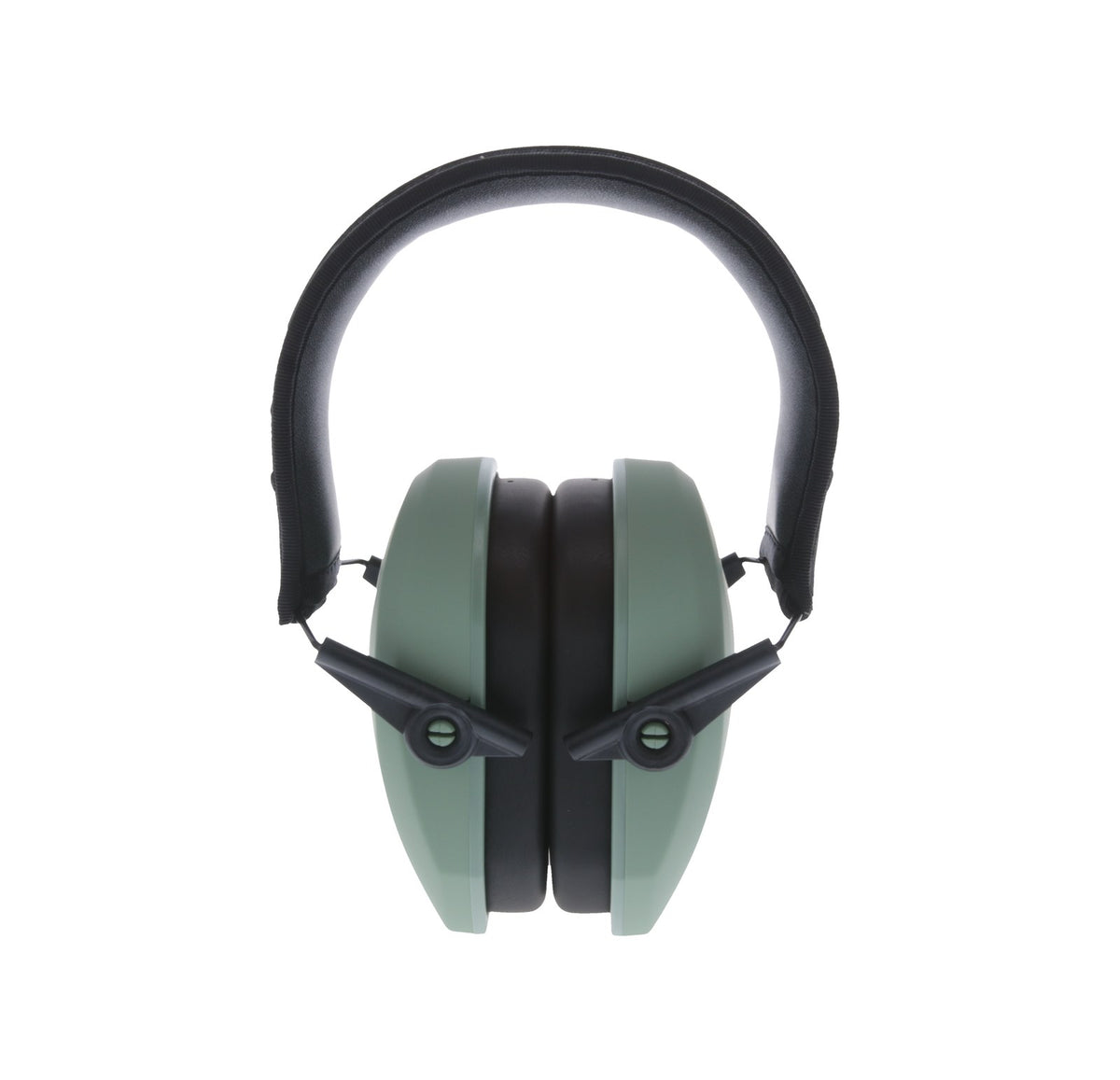 Walker's Razor Slim Passive Muff, Sage Green with FDE Logo #RSMPAS-SGN