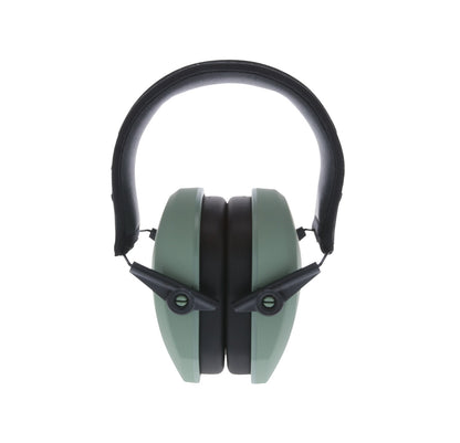 Walker's Razor Slim Passive Muff, Sage Green with FDE Logo #RSMPAS-SGN