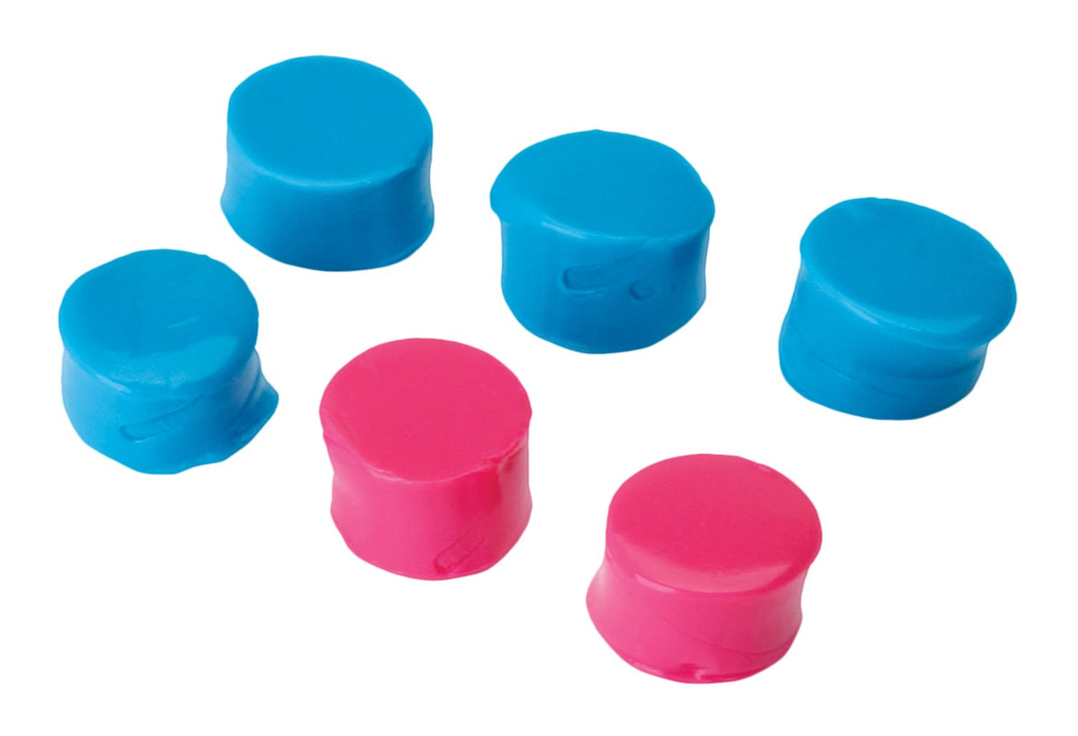 Walker's Silicon Plugs - Teal (4 Pcs) & Pink (2 Pcs) #SILPLG-PKTL