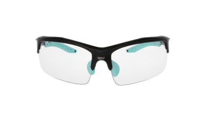Walker's Teal Impact Resistant Sport Glasses - Clear Lenses #TLSGL-CLR