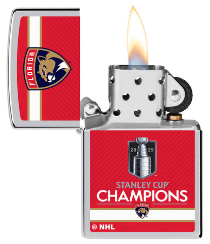 Zippo NHL Florida Panthers 2025 Stanley Cup Champion Lighter #46925