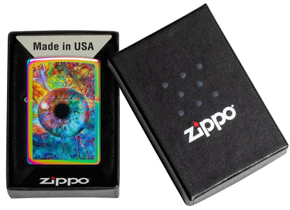 Zippo Spacey Eye Design, Multi Color Lighter #46431