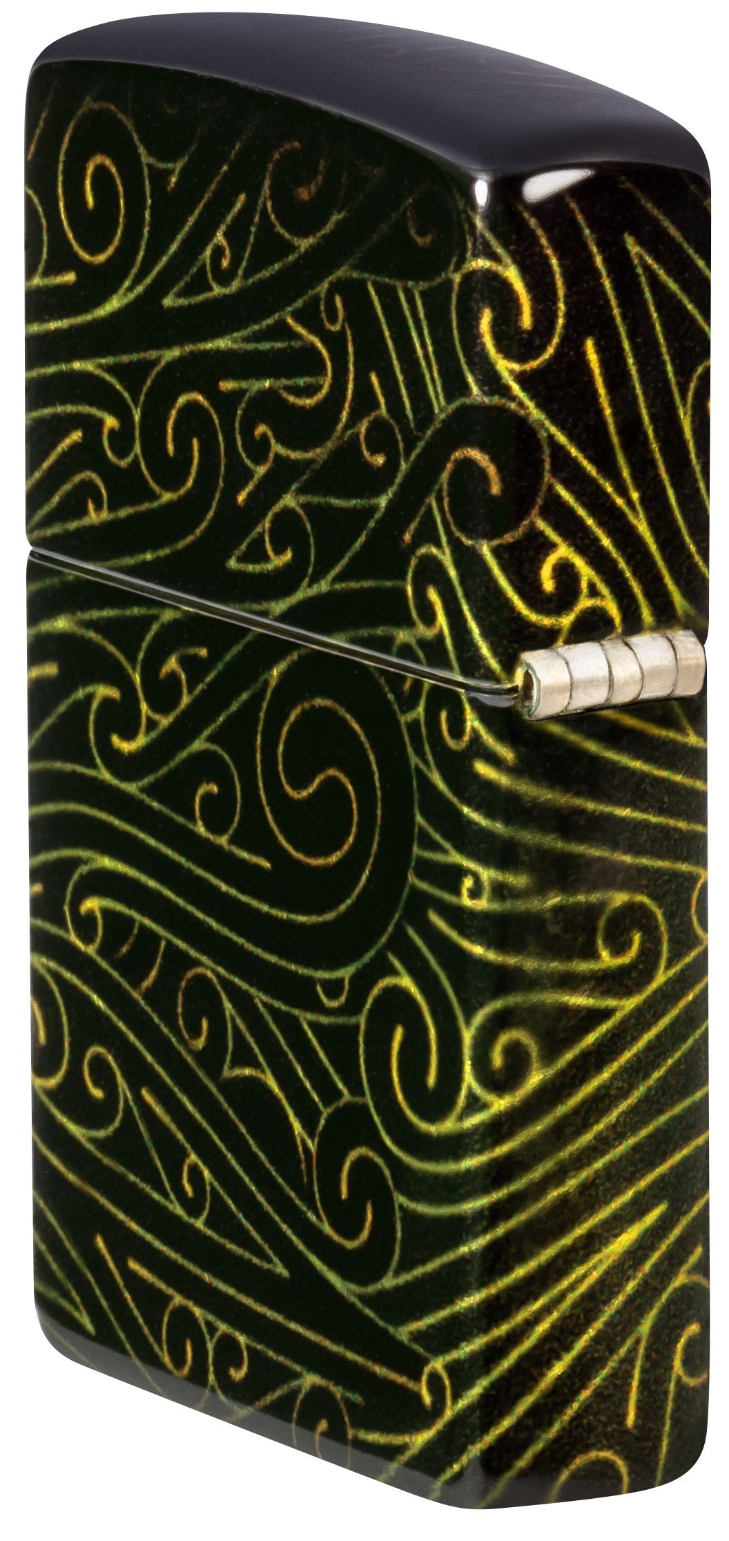 Zippo Cannabis Design, 540 Tumbled Brass Fusion Lighter #46276